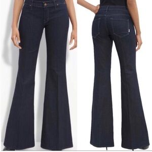 Mother The Curfew Dark Wash Bell Bottom Flare Jean 29
